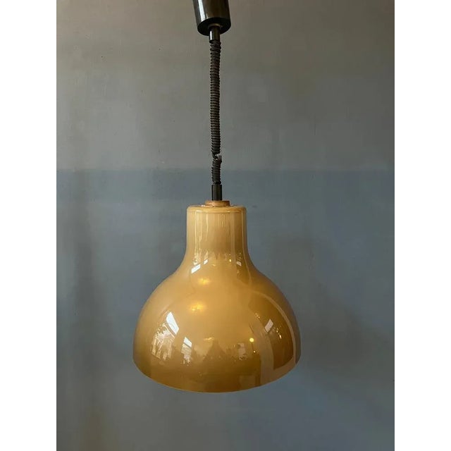Large Space Age Pendant Light in Acrylic Glass, 1970s For Sale - Image 6 of 11