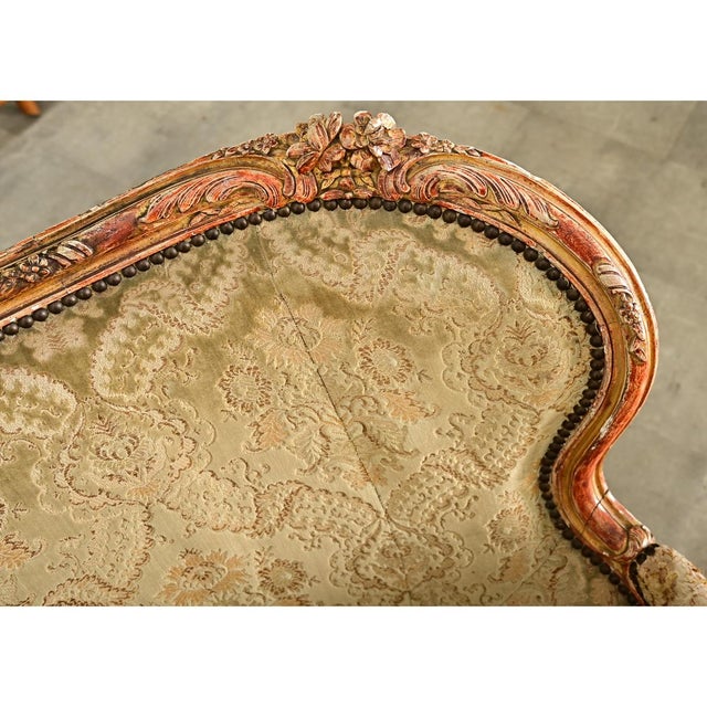 French 18th Century Louis XV Style Parlor Set, 7 Pieces For Sale - Image 15 of 16