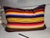 19Thc Hand woven Mexican Serape bolster pillows in pristine condition.The backings are in beautiful burgundy velvet. The...