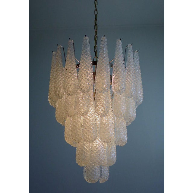 Murano Petal Chandeliers, 1970s, Set of 2 For Sale - Image 10 of 18