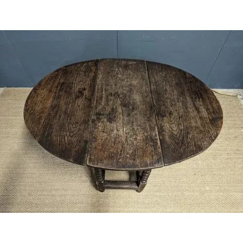19th Century Gateleg Table with Reel Feet For Sale - Image 4 of 7