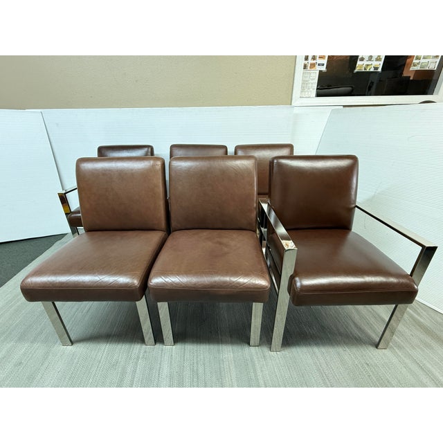 Williams Sonoma Home Mercer Dining Chairs, Set of Six For Sale - Image 14 of 16