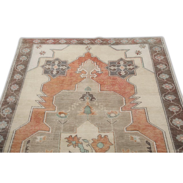 1960s Vintage Turkish Rug 4'5" x 7'3" For Sale - Image 5 of 7