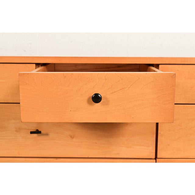 Brown Paul McCobb Planner Group 20-Drawer Dresser or Credenza, Newly Refinished For Sale - Image 8 of 16