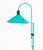 Modern Green Enameled Adjustable Floor Lamp For Sale - Image 4 of 8