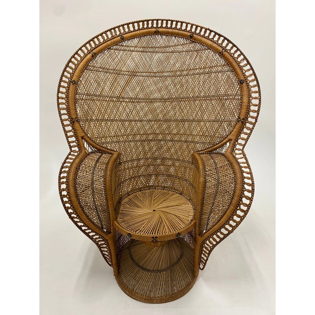 Rattan Cobra Peacock Chair For Sale - Image 13 of 13