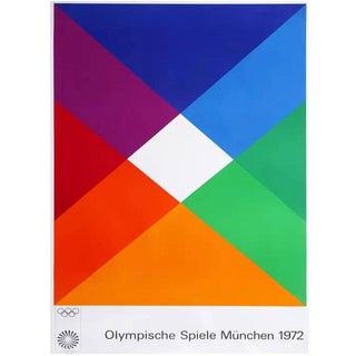 Munich Olympic Games Poster by Max Bill, 1972 For Sale