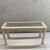 Alabaster 1980s Tesselated Stone Console With Brass Inlay For Sale - Image 8 of 8