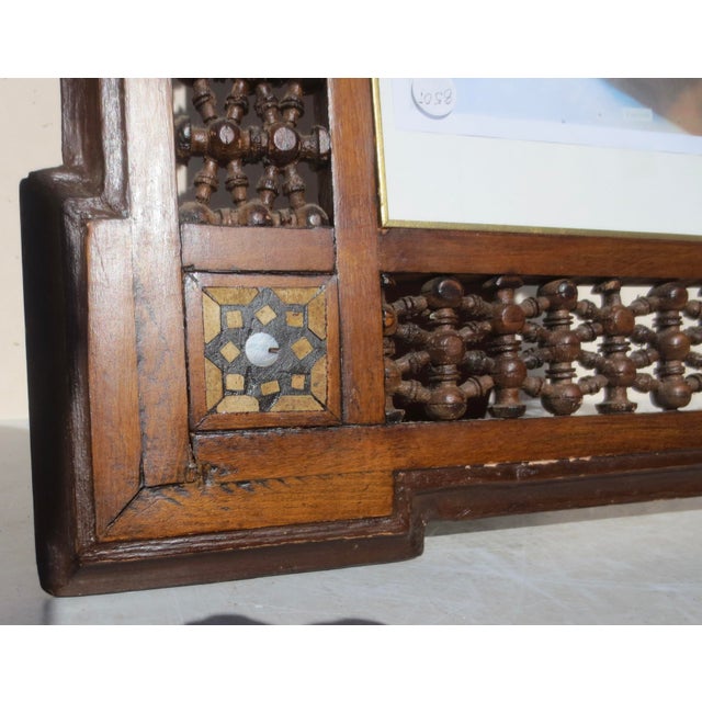 Tribal Antique Moroccan Frame For Sale - Image 3 of 10