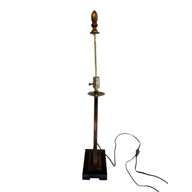 Uttermost Uttermost Bronze and Copper Geometric Lamp For Sale - Image 4 of 11