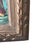 1960s Small Impasto Sailboat Oil Painting in Antiqued Giltwood Frame, Signed Michel For Sale - Image 11 of 12