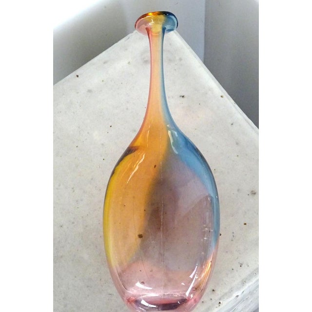 Blue Vase by Kjell Engman for Kosta Boda, 1980s For Sale - Image 8 of 14