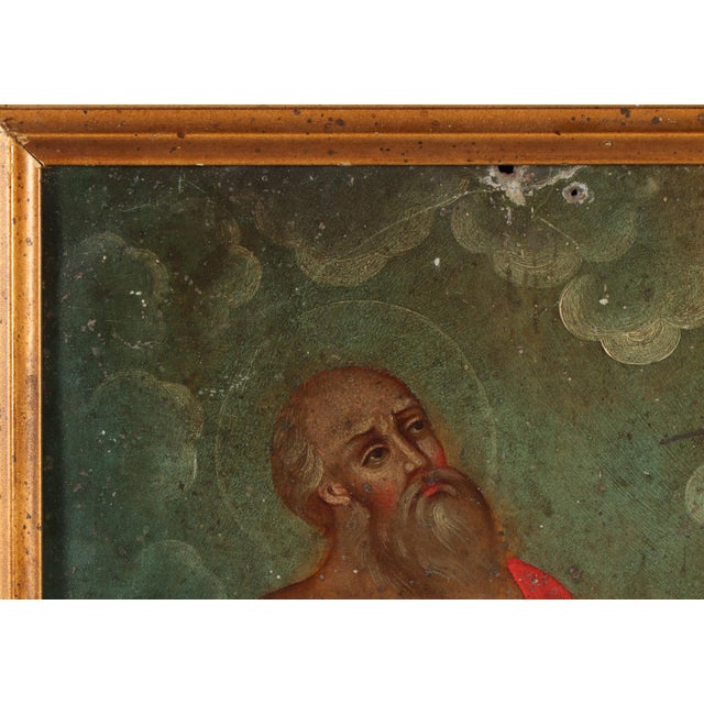 Mexican San Geronimo, Oil on Tin, 19th Century For Sale - Image 3 of 13