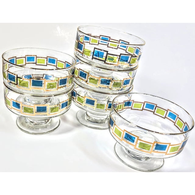 Libbey Glass Co. Midcentury Scandinavian Champagne Coupes- Set of 6 For Sale - Image 4 of 9