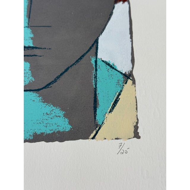 American 1991 E. J. Gold Serigraph Print “Faces of War” Series #1 For Sale - Image 3 of 6