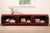 Antique Chinese Low Red Elmwood Cabinet For Sale - Image 11 of 12