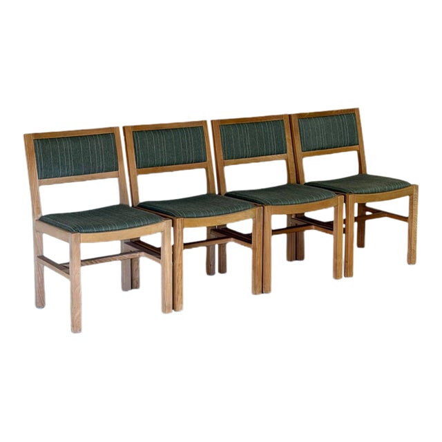 Vamdrup Stolefabrik Dining Chairs Set of 4 Oak Mid-Century Modern 1960s For Sale