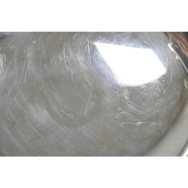 Vintage Fb Rogers Mid Century Modern Silver Plated Pedestal Fruit Bowl Compote For Sale In Philadelphia - Image 6 of 10