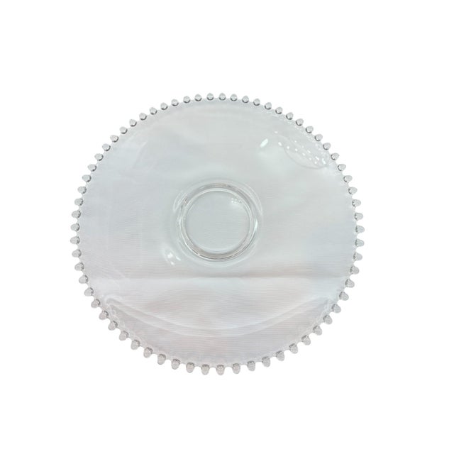 Mid 20th Century Mid 20th Century Imperial Glass Candlewick Torte Plate For Sale - Image 5 of 8