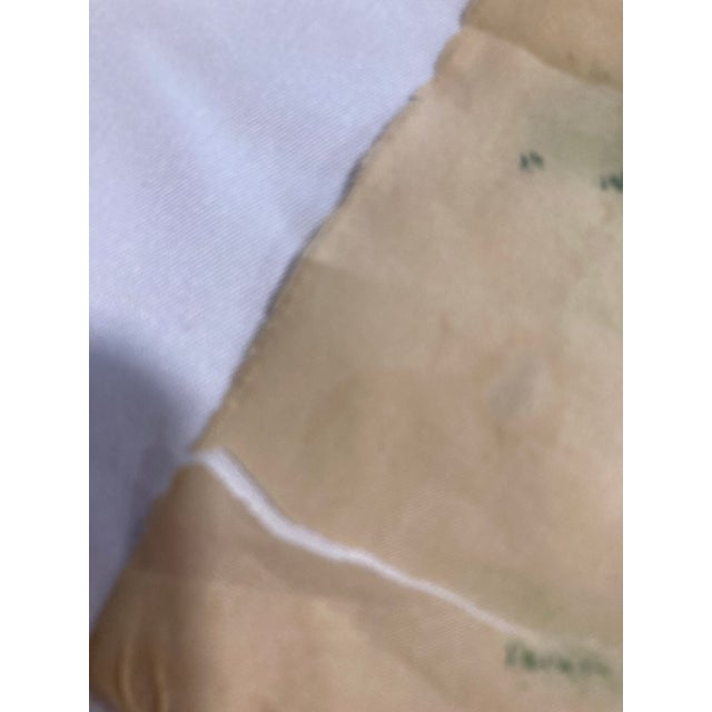 Vintage Japanese Painted Silk Panel For Sale - Image 9 of 10