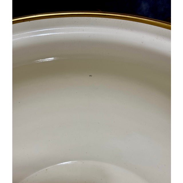 Vintage Asta Enamelware 2 Qt Dutch Oven Old Amsterdam Floral Casserole Pot Lid For Sale - Image 11 of 12