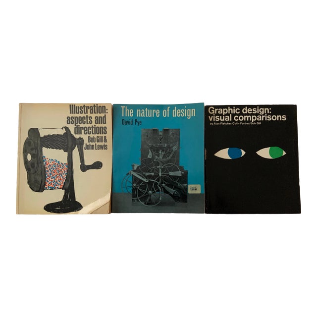 1960s Illustration Graphic Design Books- Set of 3 For Sale
