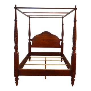 Ethan Allen British Classics Queen Canopy Bed For Sale