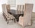 Metal Ferrell + Mittman Art Deco Style Dining Table and 12 Chairs For Sale - Image 7 of 18