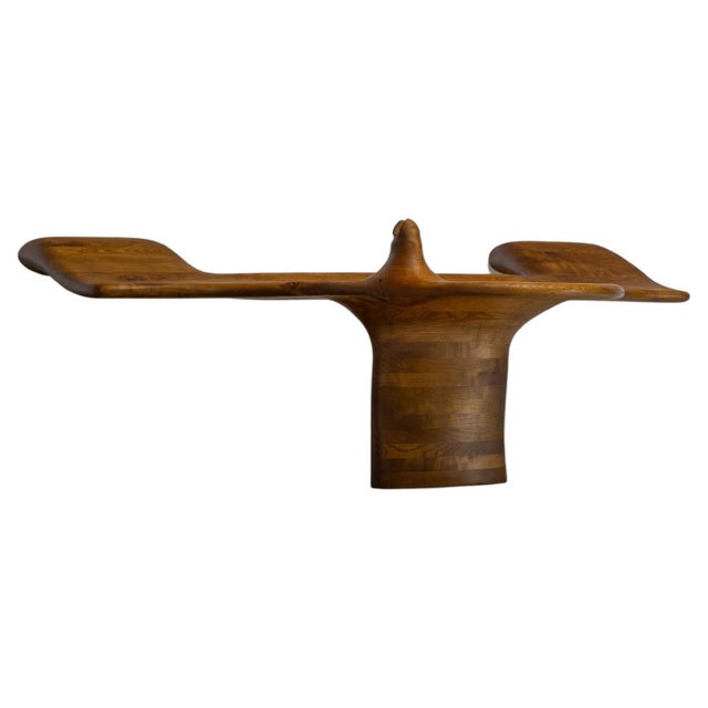 Sculptural Wall Mounted Table in Ash Wood, Netherlands, 1970s For Sale - Image 16 of 16