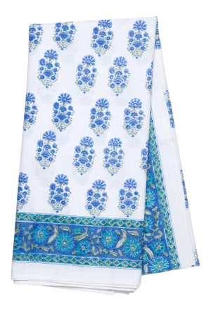 Riya Tablecloth, 6-seat table - Blue
