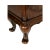 Antique Baroque Carved Walnut and Burl Display Cabinet For Sale - Image 4 of 6