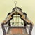 Metal Art Nouveau Black Japanned Metal Bird Cage, Hand-Painted, Circa 1900-1920 For Sale - Image 7 of 16