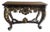 Italian Gold Filigree Console Table For Sale