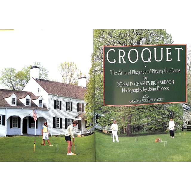 "Croquet: The Art and Elegance of Playing the Game" 1988 Richardson, Donald Charles For Sale In New York - Image 6 of 9