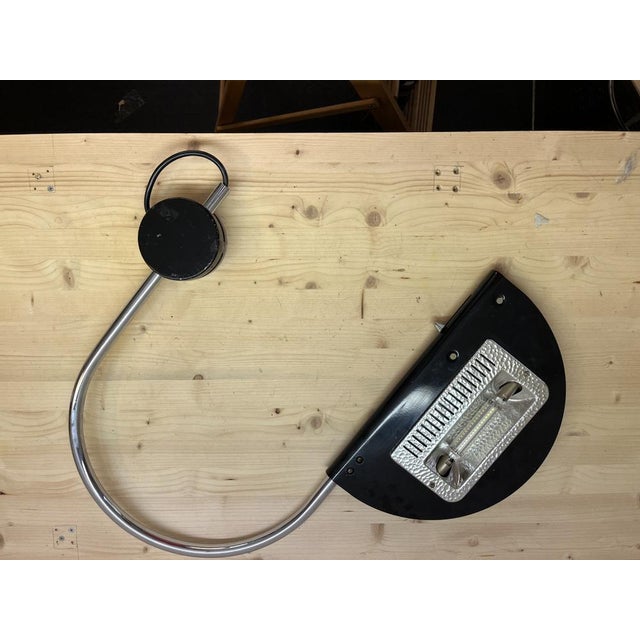 Good condition led bulbs provided in sale arc width 38 cm lamp width from base to end of arc 58 cm crescent 36 cm long 22...