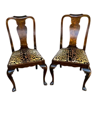 Early 20th Century Italian Rococo Style Side Chairs - Set of 2