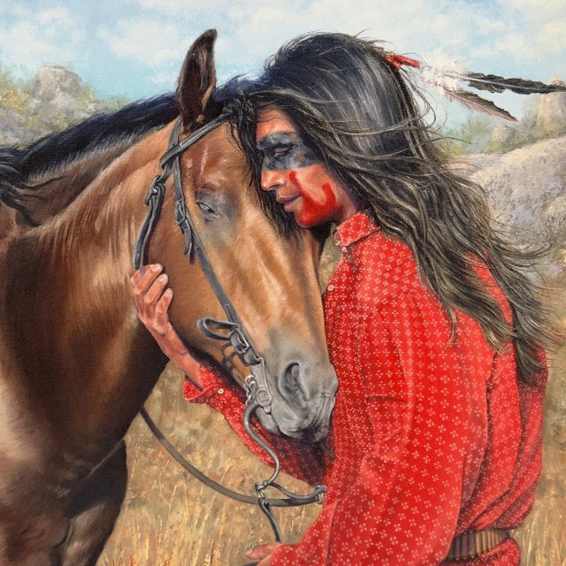 Vintage Randy Galloway “In Any Language” Signed Limited Edition Giclée on Canvas 10/150 For Sale In Tampa - Image 6 of 12