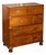 English 1840s Mahogany Campaign Chest with Five Drawers and Brass Hardware For Sale