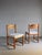 Brown Carved Pine Chairs, Denmark, 1970s, Set of 2 For Sale - Image 8 of 8