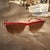 Plastic 1980s Vintage Red Acetate Oversized Cat-Eyes Sunglasses by Laura Biagiotti For Sale - Image 7 of 12