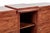 Brown Antique Art Deco Tall Mahogany Wood Storage Cabinet or Bar Cabinet 1940s For Sale - Image 8 of 17