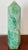 Green Asian Crystal Marble Hexagonal Obelisk For Sale - Image 13 of 13