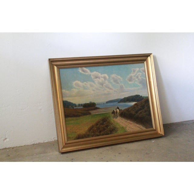 Emil Wennerwald, Denmark, 1890s, Oil on Canvas For Sale - Image 13 of 18