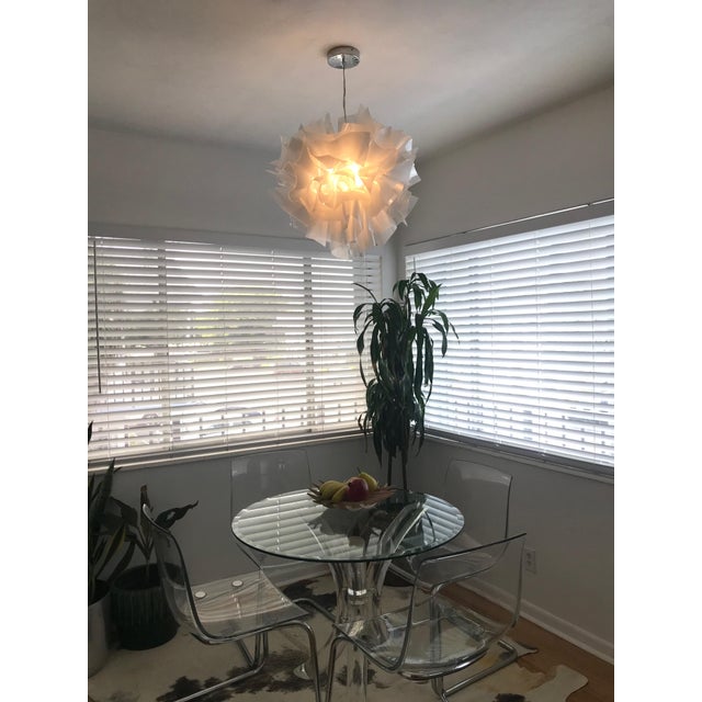 Plastic Slamp Veli Suspension Large Pendent Light Fixture by Adriano Rachele For Sale - Image 7 of 12