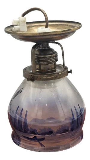 Brass Ceiling Lamp, 1890s
