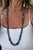 Vintage Natural Denim Blue Sponge Coral Hand Knotted Bead Necklace 32" Long For Sale - Image 11 of 15