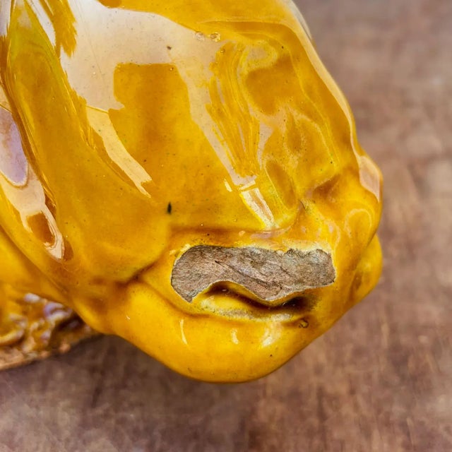 Mid Century French Ceramic Ram's Head Bust by Terres De Provence For Sale - Image 9 of 12