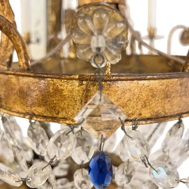 Italian Decorative Chandeliers, 1960s, Set of 2 For Sale - Image 3 of 7