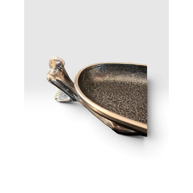 Chrome Carrol Boyes “At Ease” Sculptural Aluminum Canoe Bowl, South Africa For Sale - Image 8 of 10