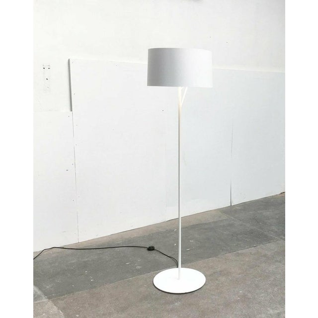 White Metal Floor Lamp by Mario Ruiz for Metalarte For Sale - Image 8 of 18